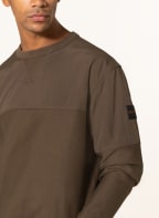 BOSS Sweatshirt WETWILL im Materialmix, Farbe: OLIV (Bild 1)