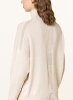 PESERICO Rollkragenpullover mit Alpaka und Schmucksteinen, Farbe: BEIGE (Bild 1)
