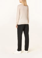 PESERICO Pullover mit Perlen, Farbe: CREME (Bild 1)