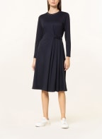 PESERICO Dress with decorative gems, Color: DARK BLUE (Image 1)