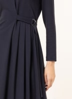 PESERICO Dress with decorative gems, Color: DARK BLUE (Image 1)
