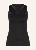 GOLDBERGH Tank top EDGE with mesh, Color: BLACK (Image 1)