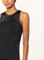 GOLDBERGH Tank top EDGE with mesh, Color: BLACK (Image 1)