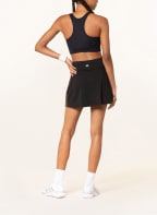 GOLDBERGH Tennis skirt LAWN, Color: BLACK/ LIGHT BROWN (Image 1)