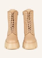 MRS & HUGS Lace-up boots, Color: BEIGE (Image 1)