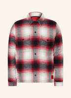 HUGO Overshirt ENALU, Farbe: DUNKELROT/ WEISS/ SCHWARZ (Bild 1)