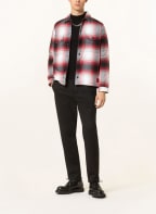 HUGO Overshirt ENALU, Farbe: DUNKELROT/ WEISS/ SCHWARZ (Bild 1)