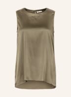 MRS & HUGS Blouse top made of silk, Color: KHAKI (Image 1)