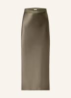 MRS & HUGS Satinrock aus Seide, Farbe: KHAKI (Bild 1)