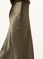 MRS & HUGS Satinrock aus Seide, Farbe: KHAKI (Bild 1)