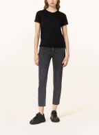 MAJESTIC FILATURES T-shirt made of cashmere, Color: BLACK (Image 1)