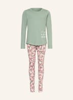 Sanetta Schlafanzug, Farbe: HELLGRÜN/ ROSA/ CREME (Bild 1)
