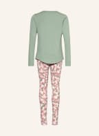 Sanetta Schlafanzug, Farbe: HELLGRÜN/ ROSA/ CREME (Bild 1)