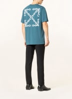 Off-White Oversized shirt, Color: TEAL (Image 1)