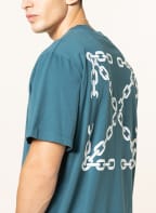 Off-White Oversized shirt, Color: TEAL (Image 1)