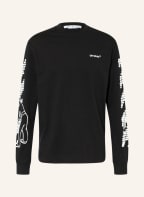 Off-White Tričko s dlouhým rukávem, Barva: ČERNÁ/ BÍLÁ (Obrázek 1)