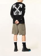 Off-White Tričko s dlouhým rukávem, Barva: ČERNÁ/ BÍLÁ (Obrázek 1)
