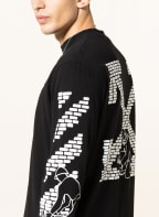 Off-White Tričko s dlouhým rukávem, Barva: ČERNÁ/ BÍLÁ (Obrázek 1)