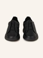 ZEGNA Slip-on-Sneaker TRIPLE STITCH, Farbe: SCHWARZ (Bild 1)