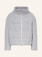 FABIANA FILIPPI Quilted jacket with merino wool and sequins, Color: GRAY (Image 1)