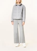 FABIANA FILIPPI Quilted jacket with merino wool and sequins, Color: GRAY (Image 1)