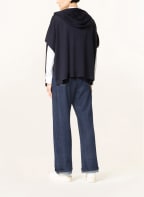 FABIANA FILIPPI Poncho with sequins , Color: DARK BLUE (Image 1)