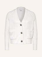 ALLUDE Strickjacke mit Cashmere, Farbe: WEISS (Bild 1)