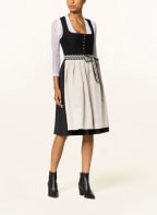 AlpenHERZ Dirndl JULA aus Leinen, Farbe: SCHWARZ/ BEIGE (Bild 1)