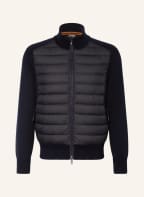 ZEGNA Daunenjacke im Materialmix , Farbe: DUNKELBLAU (Bild 1)