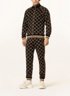 GUCCI Sweat jacket with tuxedo stripes , Color: BLACK (Image 1)
