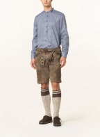 Hammerschmid Trachtenhemd Slim Fit , Farbe: BLAU/ WEISS (Bild 1)
