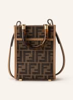 FENDI Crossbody bag MINI SUNSHINE, Color: DARK BROWN/ LIGHT BROWN (Image 1)