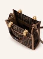 FENDI Crossbody bag MINI SUNSHINE, Color: DARK BROWN/ LIGHT BROWN (Image 1)