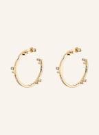 FENDI Creolen, Farbe: GOLD/ WEISS (Bild 1)