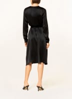 ANTONELLI firenze Wrap dress with silk, Color: BLACK (Image 1)