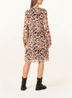 s.Oliver BLACK LABEL Kleid mit abnehmbarer Schluppe, Farbe: SCHWARZ/ HELLORANGE/ ROSA (Bild 1)