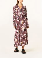 s.Oliver BLACK LABEL Kleid, Farbe: WEISS/ DUNKELLILA/ SCHWARZ (Bild 1)