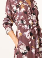 s.Oliver BLACK LABEL Kleid, Farbe: WEISS/ DUNKELLILA/ SCHWARZ (Bild 1)