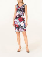 Vera Mont Cocktailkleid, Farbe: BLAUGRAU/ ROT/ ROSA (Bild 1)