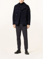 STONE ISLAND Pea coat, Color: DARK BLUE (Image 1)