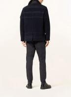 STONE ISLAND Pea coat, Color: DARK BLUE (Image 1)