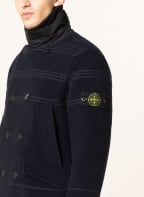 STONE ISLAND Pea coat, Color: DARK BLUE (Image 1)