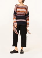 SMINFINITY Cashmere-Pullover, Farbe: HELLLILA/ LILA/ ORANGE (Bild 1)