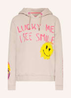 FrogBox Oversized-Hoodie mit Schmucksteinen, Farbe: BEIGE (Bild 1)