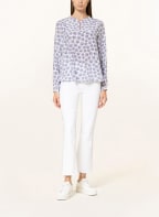 HEMISPHERE Shirt blouse MIRA in silk , Color: WHITE/ BLUE/ LIGHT PINK (Image 1)