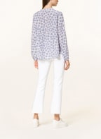 HEMISPHERE Shirt blouse MIRA in silk , Color: WHITE/ BLUE/ LIGHT PINK (Image 1)