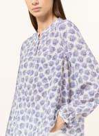 HEMISPHERE Shirt blouse MIRA in silk , Color: WHITE/ BLUE/ LIGHT PINK (Image 1)