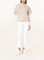 HEMISPHERE Cashmere sweater vest with glitter thread , Color: BEIGE (Image 1)