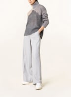 HEMISPHERE Pullover mit Mohair, Farbe: GRAU/ HELLGRAU/ ECRU (Bild 1)