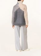 HEMISPHERE Pullover mit Mohair, Farbe: GRAU/ HELLGRAU/ ECRU (Bild 1)